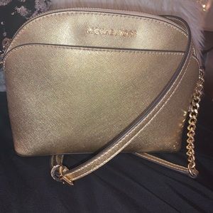 SOLD Michael Kors Medium sized Emmie Dome Crossbody Bag